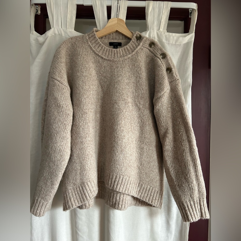 J. Crew Wool-blend boxy sweater